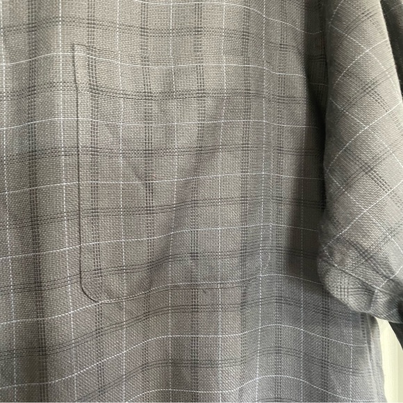 IZOD Men's Button Down Shirt Silk/Cotton Size Large - Picture 3 of 8